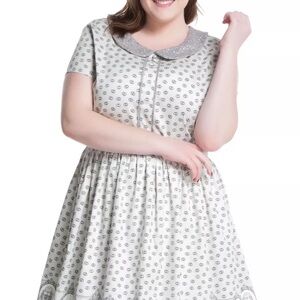 Her Universe Gray and White Totoro Dress